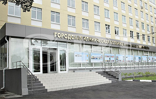 Двери со сменным торцом для больницы имени А.К. Ерамишанцева
