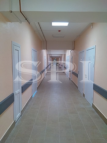 Медицинские противоударные двери для Новгородской городской больницы